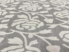 Dyeable Pure Chanderi Self White Flowers