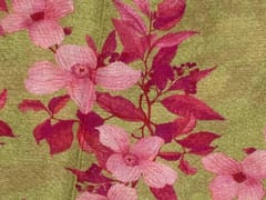 Chiffon Raven Gold Floral