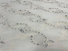 Dyeable Embroidered Georgette White Abstract 4