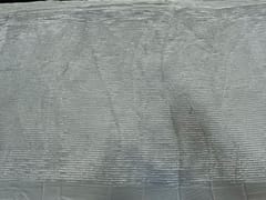 Dyeable Embroidered Georgette White Grey Stripes