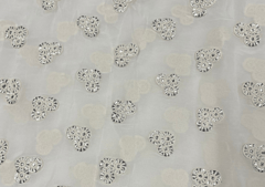 Dyeable Georgette Embroidery 44 75