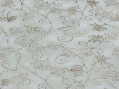 Dyeable Embroidered Georgette White Silver Floral 1