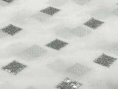 Dyeable Embroidered Georgette White Silver Geometric