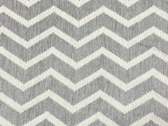 Dyeable Pure Chanderi Self White Chevron