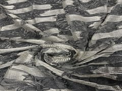 Dyeable Embroidered Net White Geometric 2