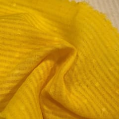Yellow Colour Cotton Dobby Strips Fabric