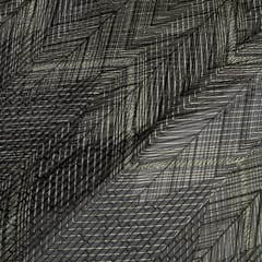 Green Colour Gota Embroidery Digital Printed Organza Fabric