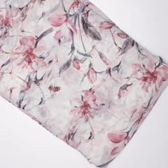 White georgette digital print