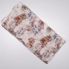 White georgette digital print