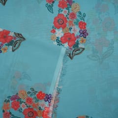 Firozi Colour poly georgett digital print