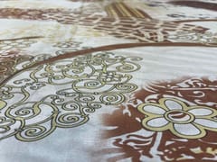 Cream Brown Imported Silk Print 56