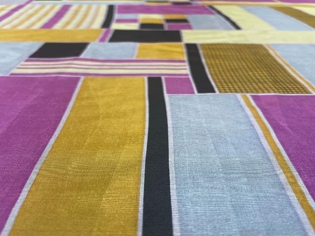 Pink Imported Silk Print 56