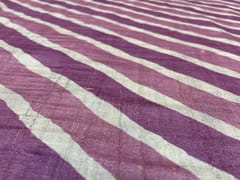 Pure Tussar Silk Onion Pink White Stripes