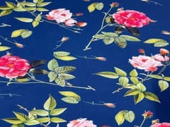 Printed Georgette Blue Floral