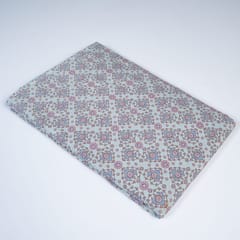 Grey Colour Cotton Block Print