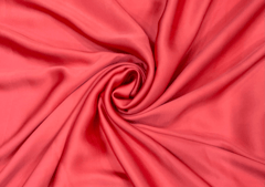 Coral N129 Armani Satin Fabric