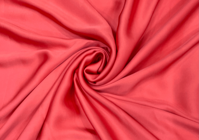 Coral N129 Armani Satin Fabric