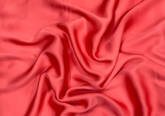 Coral N129 Armani Satin Fabric