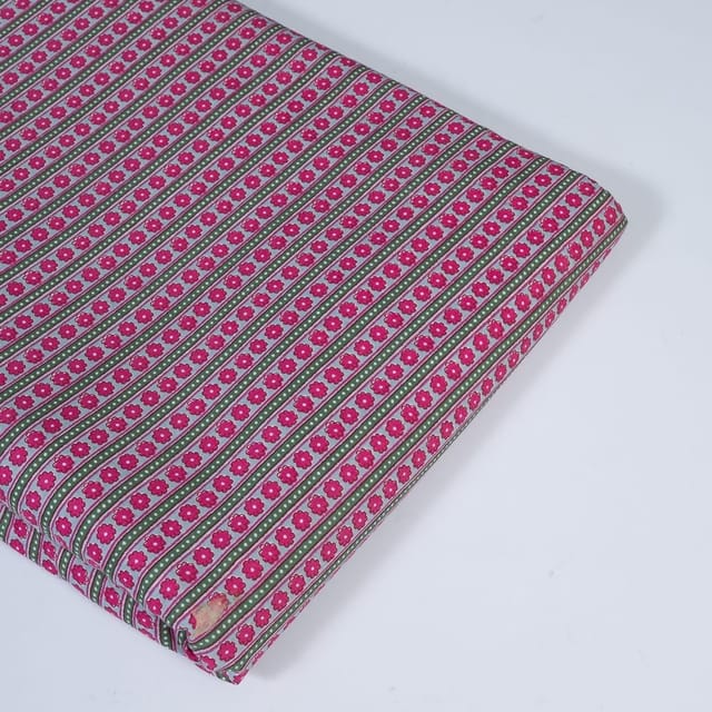 Grey Colour Cotton Print