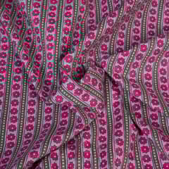 Grey Colour Cotton Print