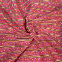 Pink Colour Cotton Print