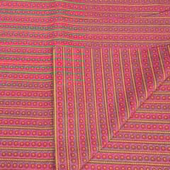 Pink Colour Cotton Print