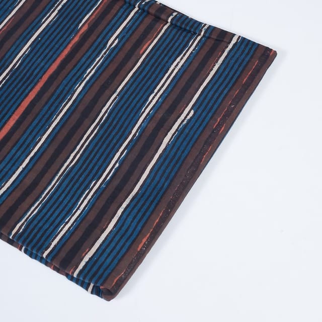 Blue Colour Cotton Print