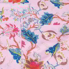 Pink Colour Cotton Print