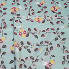 Sage Green Colour Cotton Print