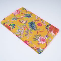 Mustard Colour Cotton Print