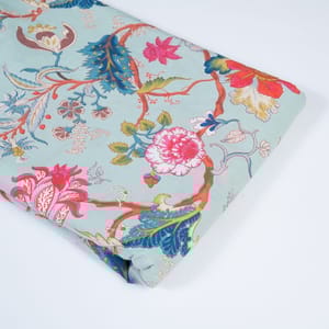 Sage Green Colour Cotton Print