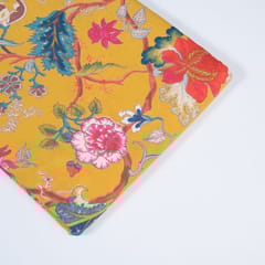Mustard Colour Cotton Print