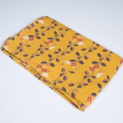 Mustard Colour Cotton Print