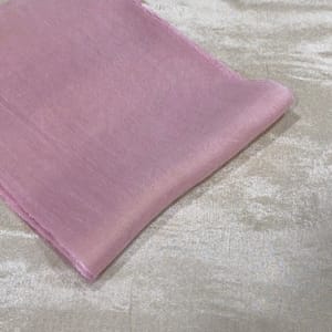 Pinkish peach Colour Uppada Tissue fabric