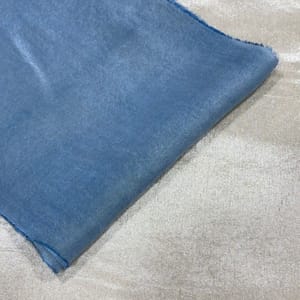 Light Blue Colour Tissue Upada Fabric