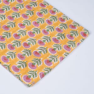 Yellow Colour Cotton Print