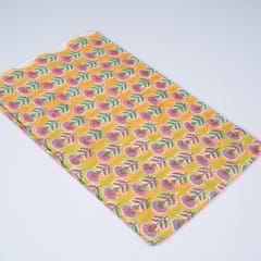 Yellow Colour Cotton Print