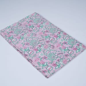 Pink Colour Cotton Print