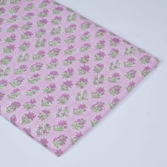 Pink Colour Cotton Print