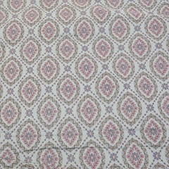 Powder Blue Colour Cotton Block Print