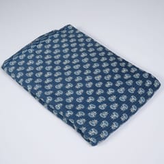 Blue Colour Cotton Kantha Print