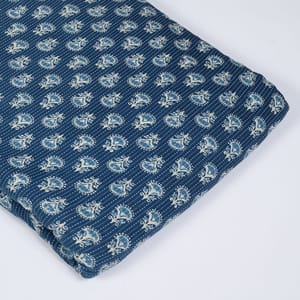 Blue Colour Cotton Kantha Print