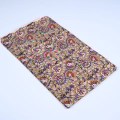 Mustard Colour traditional Bagru Printed Fabric