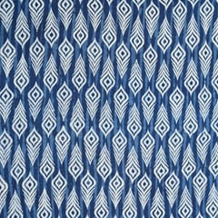Indigo Blue Colour Daboo Printed Fabric