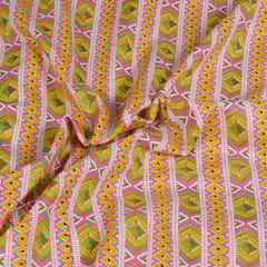 Multi Colour Cotton Printed Fabric