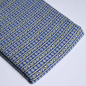 Purple Colour Stripes Pattern Cotton Printed Fabric