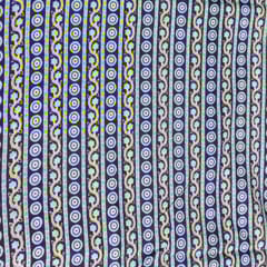 Purple Colour Stripes Pattern Cotton Printed Fabric