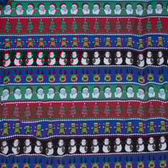 Multi Colour Christmas Cotton Print