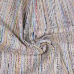 Multi Colour Stripe Wool Blend