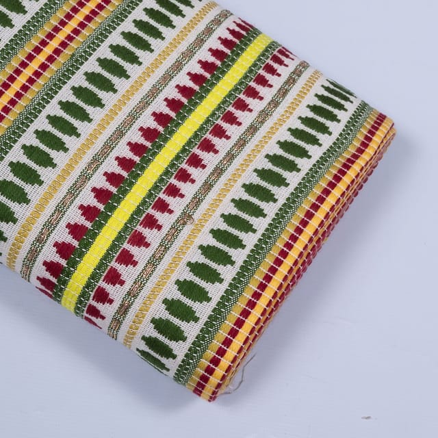 Green, Red & Yellow Capsule Jacquard